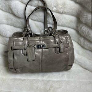 Coach silver bag
